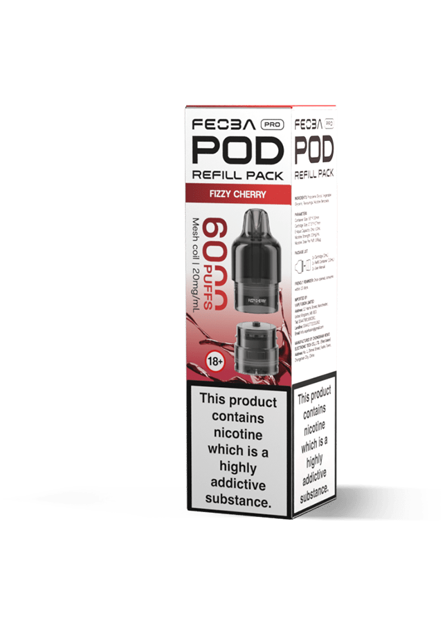 Buy Feoba Pro 6000+ Replacement Pods Pack of 5 - Bulk Vape Wholesale