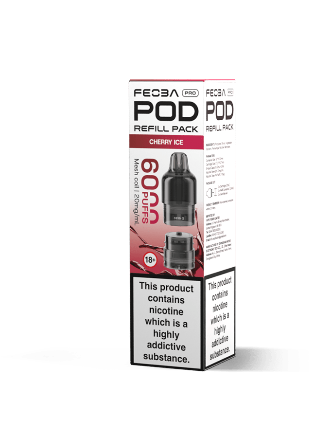 Buy Feoba Pro 6000+ Replacement Pods Pack of 5 - Bulk Vape Wholesale