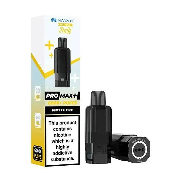 Buy Hayati Pro Max Plus 6000 Prefilled Pods Box of 5 - Bulk Vape Wholesale