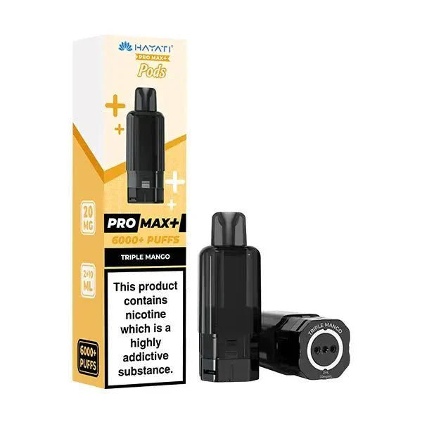 Buy Hayati Pro Max Plus 6000 Prefilled Pods Box of 5 - Bulk Vape Wholesale