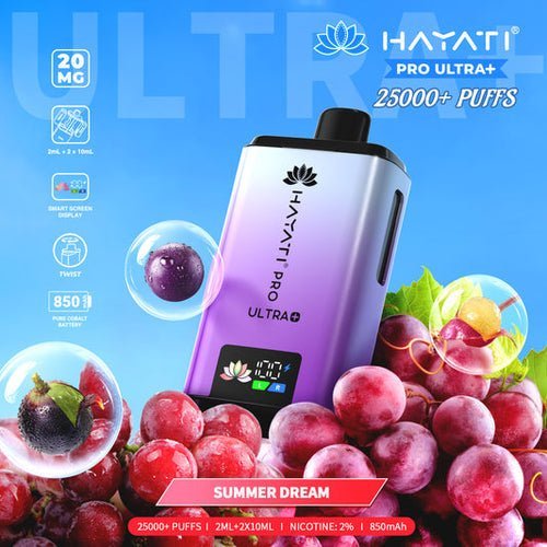 Buy Hayati Pro Ultra Plus 25k Disposable Vape Box of 10 - Bulk Vape Wholesale
