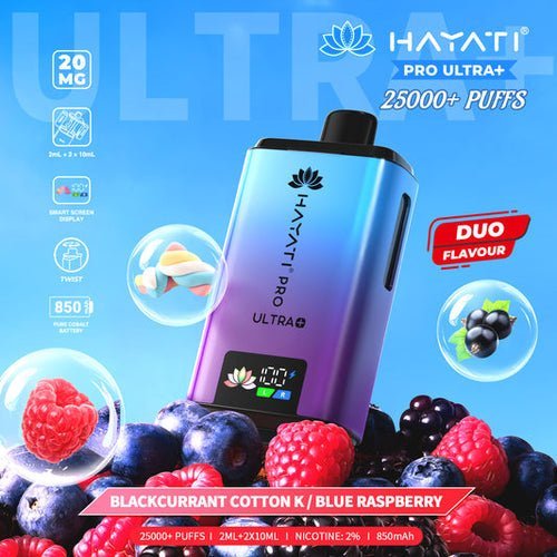 Buy Hayati Pro Ultra Plus 25k Disposable Vape Box of 10 - Bulk Vape Wholesale