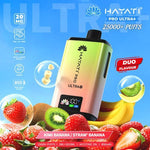 Hayati Pro Ultra Plus 25k Vape Kit Box of 5 Kiwi Banana / Strawberry Banana