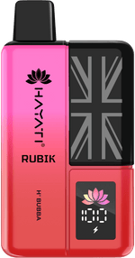 Hayati Rubik 7000 Puffs Prefilled Vape Kit Pack of 5 Banana Ice