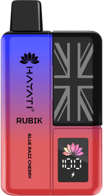 Hayati Rubik 7000 Puffs Prefilled Vape Kit Pack of 5 Banana Ice