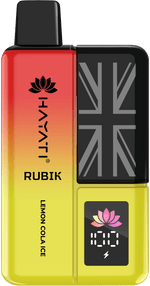 Hayati Rubik 7000 Puffs Prefilled Vape Kit Pack of 5 Banana Ice