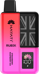 Hayati Rubik 7000 Puffs Prefilled Vape Kit Pack of 5 Banana Ice