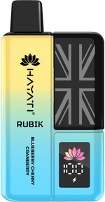 Hayati Rubik 7000 Puffs Prefilled Vape Kit Pack of 5 Banana Ice