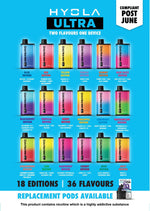 Hyola Ultra 30k Prefilled Pod Vape Kit Pack of 5 Yellow Edition