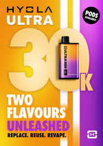 Hyola Ultra 30k Prefilled Pod Vape Kit Pack of 5 Yellow Edition