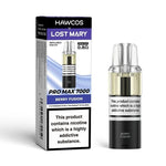 Lost Mary x Hawcos Pro Max 7000 Replacement Pods Pack of 5 Berry Fusion