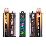 Pyne Pod Click 10000 Starter Kit - Box of 5 Mango Strawberry Peach