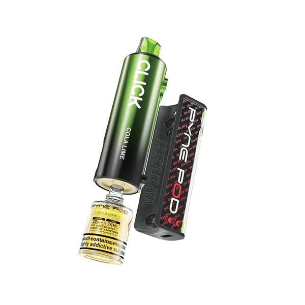 Pyne Pod Click 10k Replacement Pods Box of 5 Cola Lime