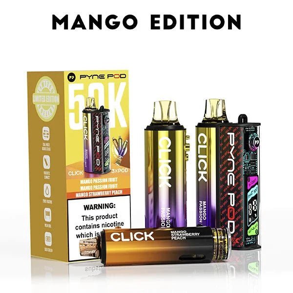 Buy Pyne Pod Click 50k Prefilled Pod Vape Kit Box of 5 - Bulk Vape Wholesale