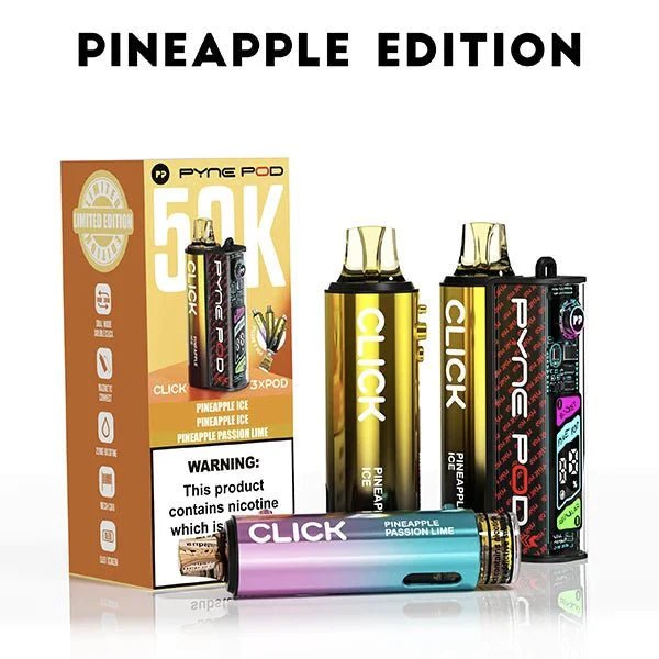 Buy Pyne Pod Click 50k Prefilled Pod Vape Kit Box of 5 - Bulk Vape Wholesale