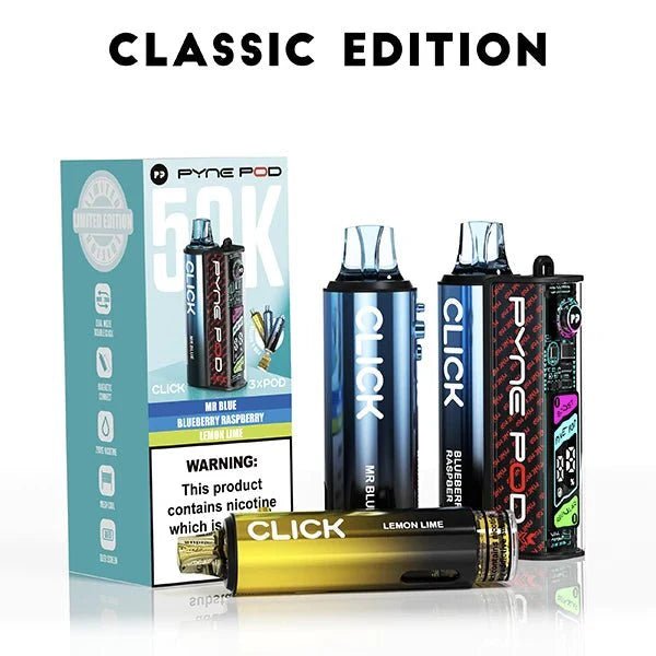 Buy Pyne Pod Click 50k Prefilled Pod Vape Kit Box of 5 - Bulk Vape Wholesale