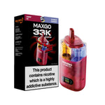Relx Maxgo 33k Prefilled Pod Vape Kit - Pack of 3 Chery Blast + Blueberry Cherry Cranberry