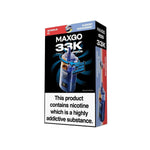 Relx Maxgo 33k Prefilled Pod Vape Kit - Pack of 3 Chery Blast + Blueberry Cherry Cranberry