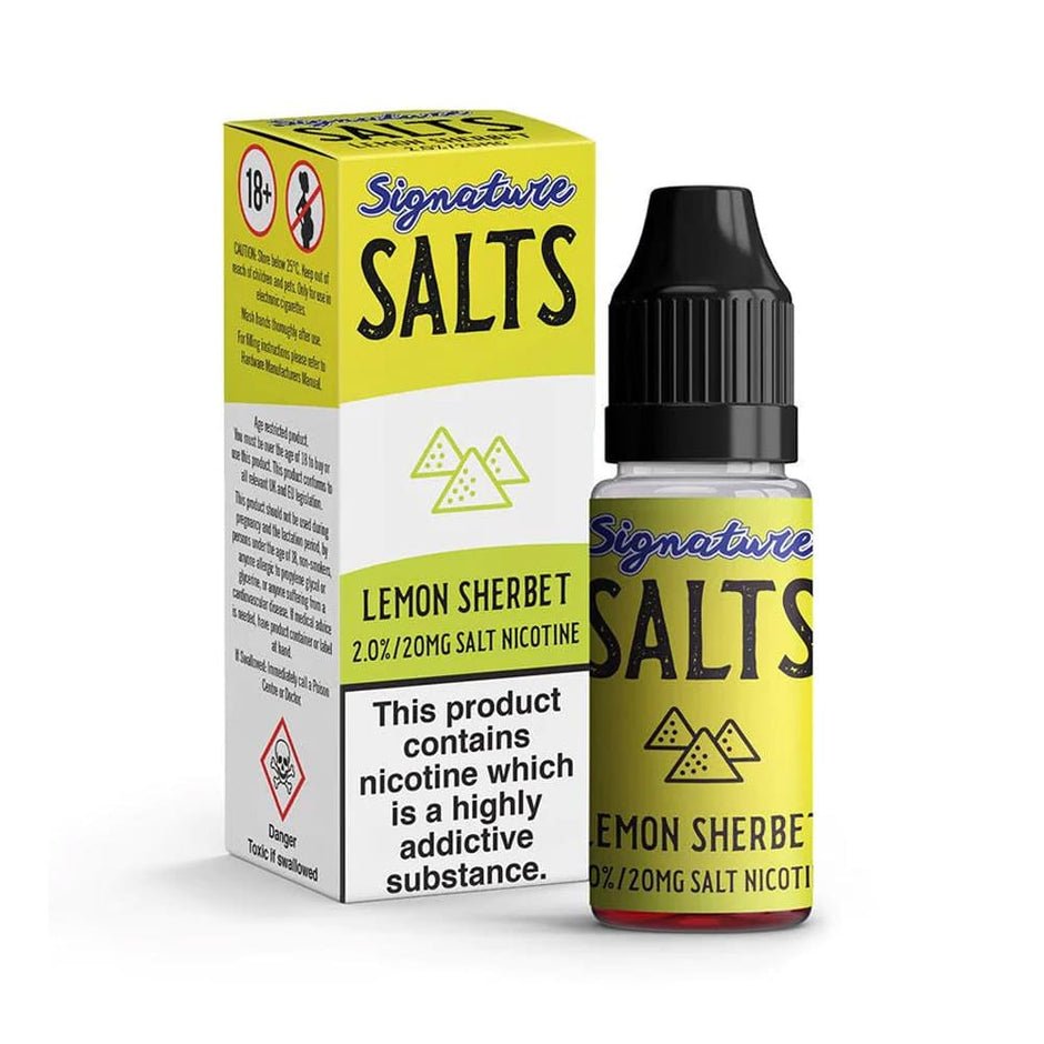Signature Nic Salt 10ml E - Liquid Box of 10 Berry Menthol