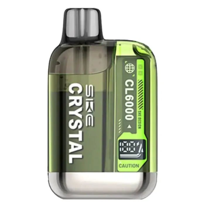 SKE Crystal CL6000 Puffs Prefilled Pod Vape Kit Box of 5 Fresh Menthol Mojito