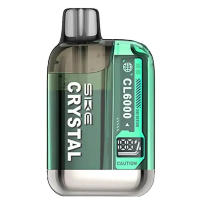 SKE Crystal CL6000 Puffs Prefilled Pod Vape Kit Box of 5 Fruitgum