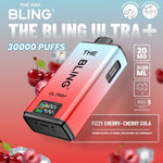 The Bling Ultra Plus 30k Prefilled Vape Pod Kit Box of 5 Fizzy Cherry/Cherry Cola