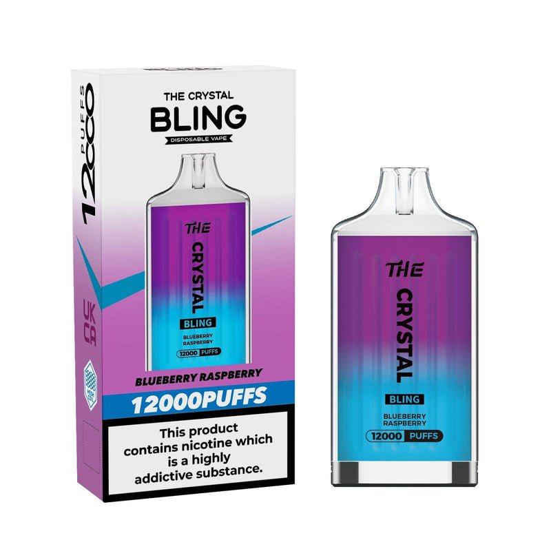 Buy The Crystal Bling 12000 Puff Disposable Vape Pack of 5 - Bulk Vape Wholesale