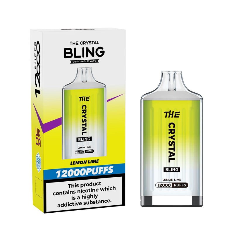 Buy The Crystal Bling 12000 Puff Disposable Vape Pack of 5 - Bulk Vape Wholesale