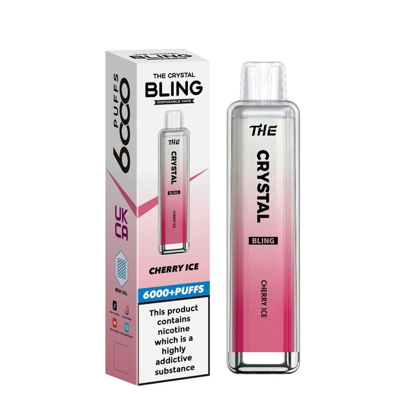 Buy The Crystal Bling 6000 Prefilled Pod Vape - Box of 10 - Bulk Vape Wholesale