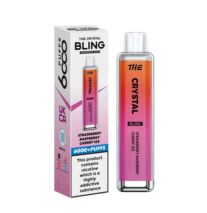Buy The Crystal Bling 6000 Prefilled Pod Vape - Box of 10 - Bulk Vape Wholesale