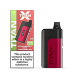 Titan 10000 X Prefilled Vape Pod Kit - Box of 5 Strawberry Kiwi Watermelon