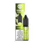Titan Nic Salts 10ml E - liquids Pack of 10 Lemon Lime