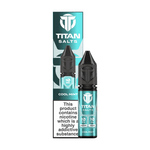 Titan Nic Salts 10ml E - liquids Pack of 10 Cool MInt