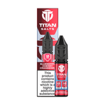 Titan Nic Salts 10ml E - liquids Pack of 10 Blueberry Cherry Cranberry