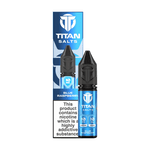 Titan Nic Salts 10ml E - liquids Pack of 10 Blue Raspberry