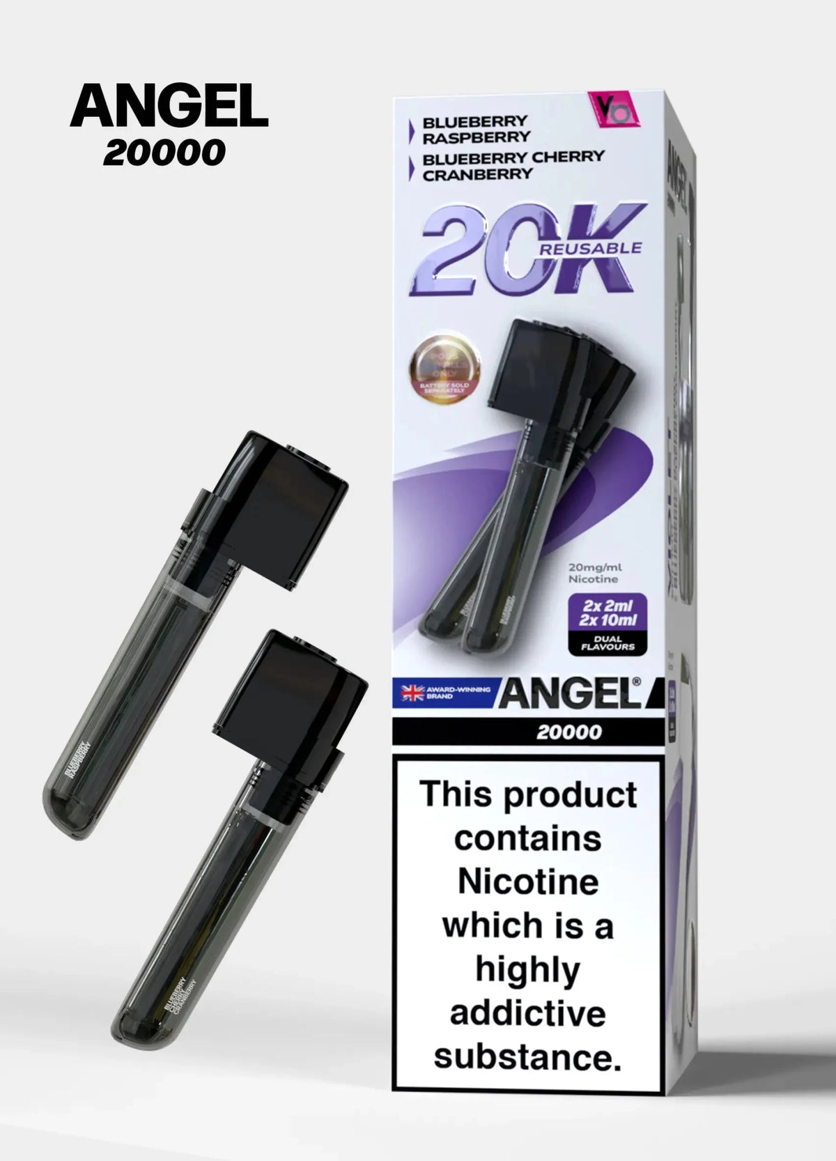 Buy Vapes Bars Angel 20000 Vape Pods Pack of 5 - Bulk Vape Wholesale
