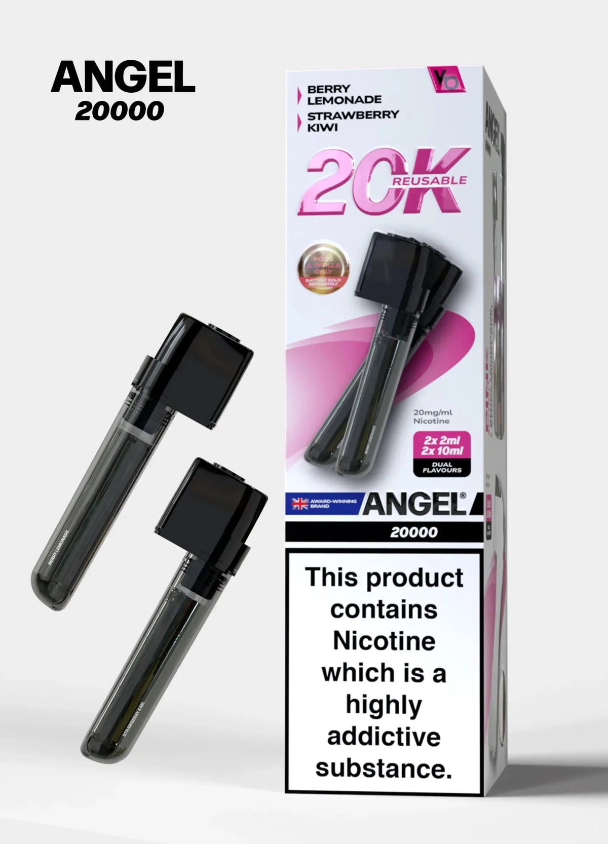 Buy Vapes Bars Angel 20000 Vape Pods Pack of 5 - Bulk Vape Wholesale