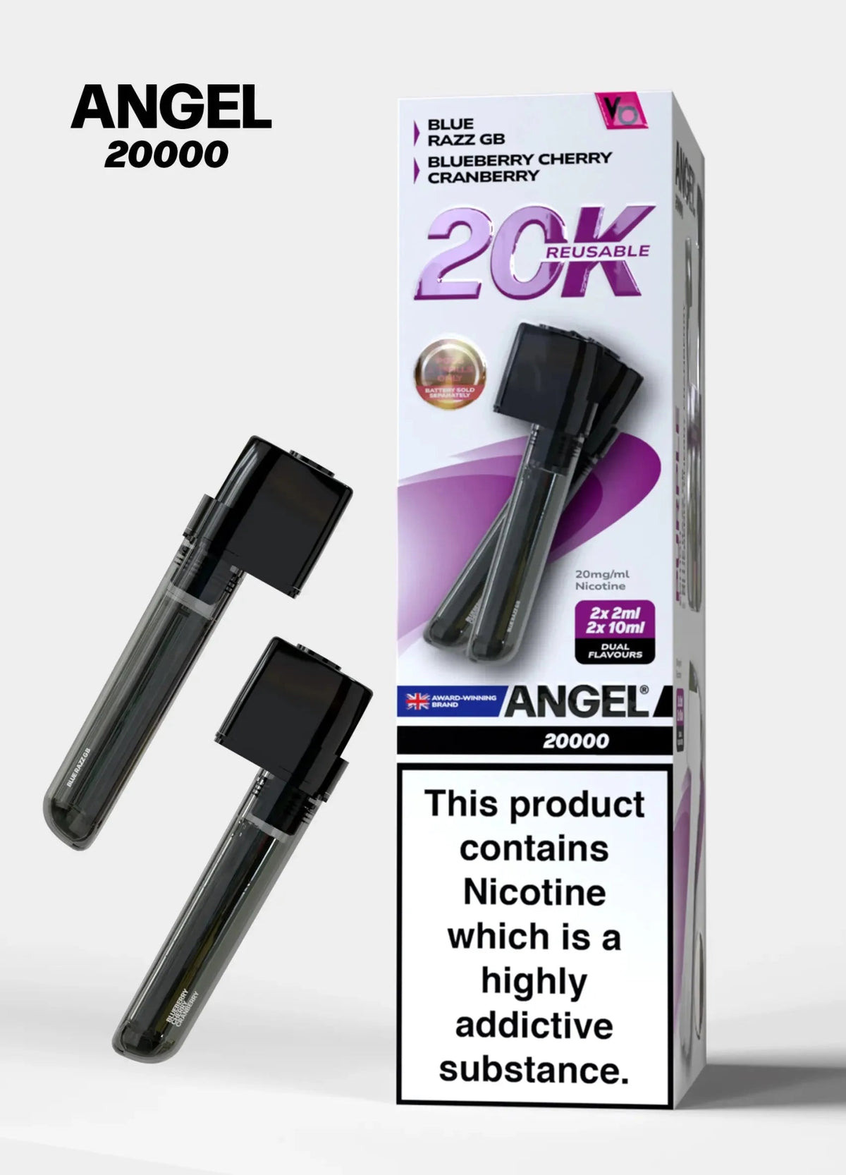 Buy Vapes Bars Angel 20000 Vape Pods Pack of 5 - Bulk Vape Wholesale