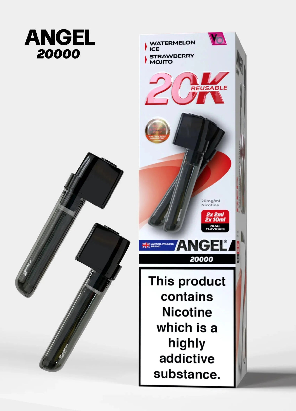Buy Vapes Bars Angel 20000 Vape Pods Pack of 5 - Bulk Vape Wholesale