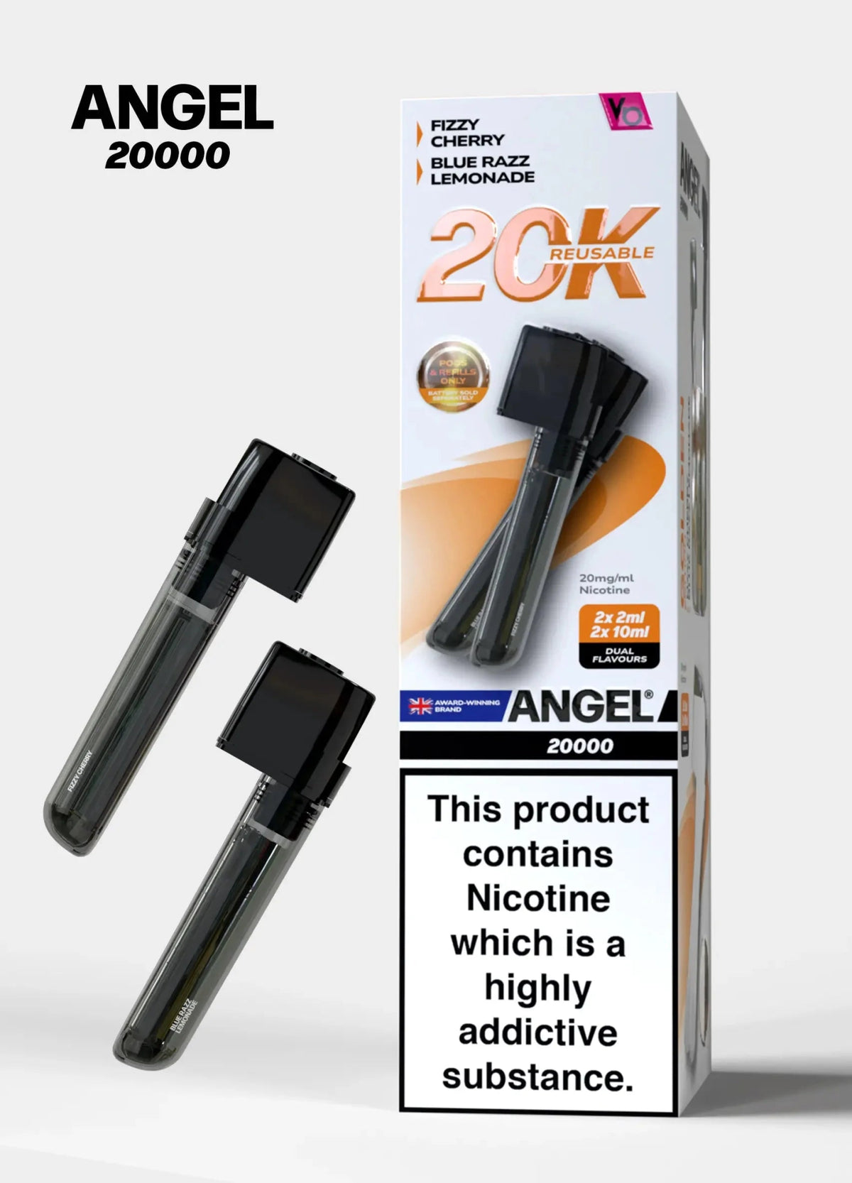 Buy Vapes Bars Angel 20000 Vape Pods Pack of 5 - Bulk Vape Wholesale