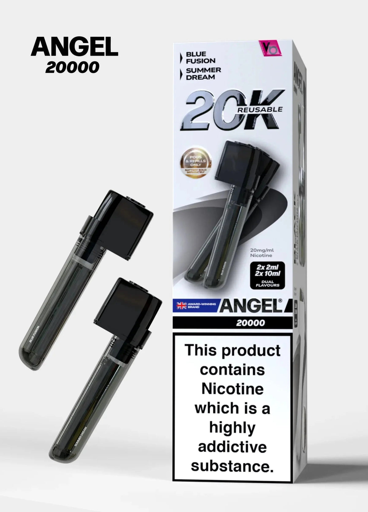 Buy Vapes Bars Angel 20000 Vape Pods Pack of 5 - Bulk Vape Wholesale