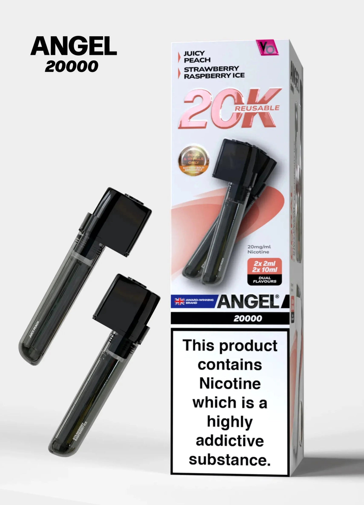 Buy Vapes Bars Angel 20000 Vape Pods Pack of 5 - Bulk Vape Wholesale