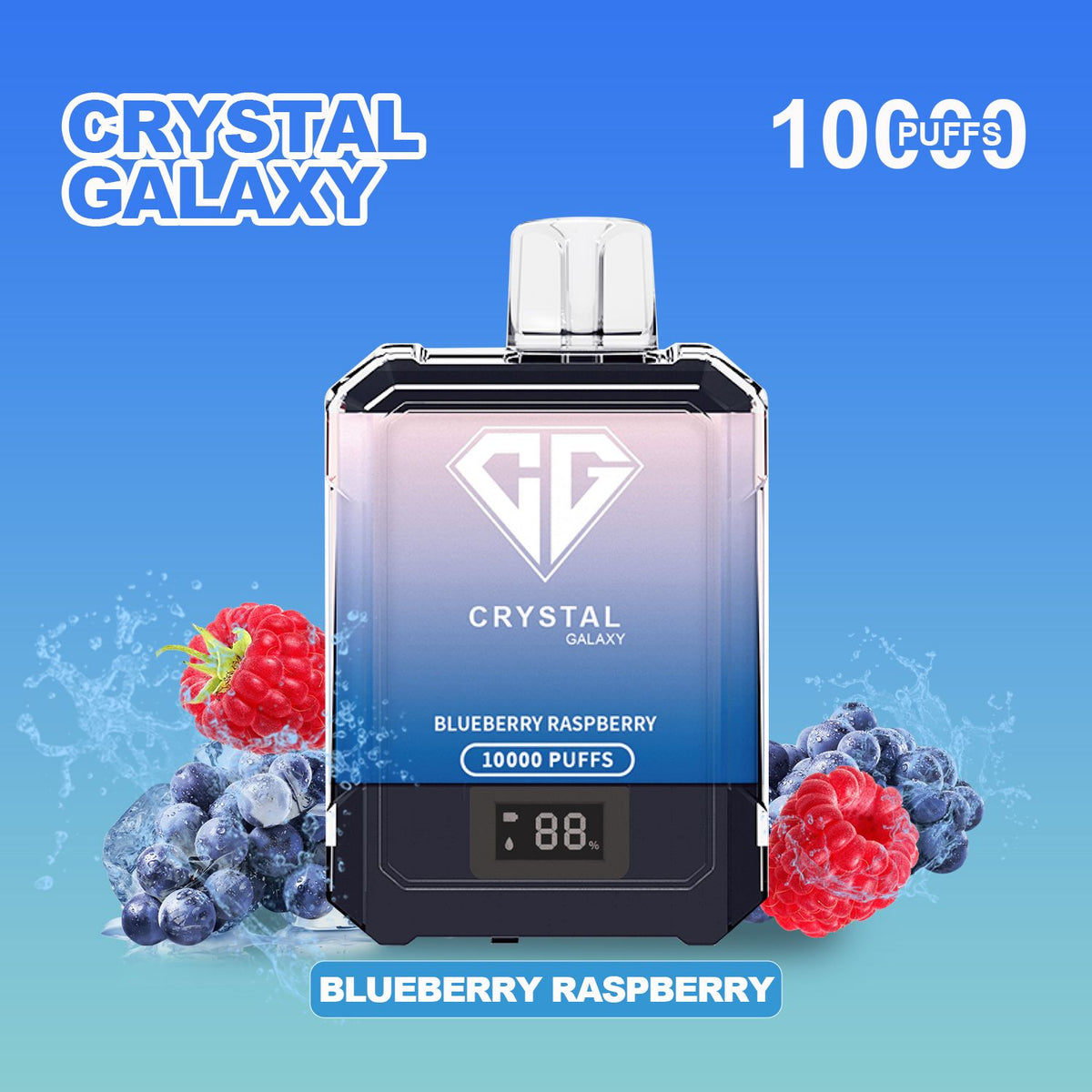 Crystal Galaxy 10000 Puffs Disposable Vape Box of 10 - Bulk Vape Wholesale