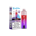 Crystal Prime Aura Bar 10000 Puffs Prefilled Pod Vape Kit Box of 5 Berry Blaze