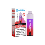 Crystal Prime Aura Bar 10000 Puffs Prefilled Pod Vape Kit Box of 5 Fizzy Cherry