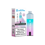 Crystal Prime Aura Bar 10000 Puffs Prefilled Pod Vape Kit Box of 5 Blueberry Sour Raspberry