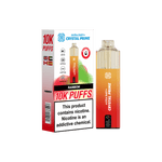 Crystal Prime Aura Bar 10000 Puffs Prefilled Pod Vape Kit Box of 5 Rainbow