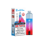 Crystal Prime Aura Bar 10000 Puffs Prefilled Pod Vape Kit Box of 5 Blueberry Cherry Cranberry