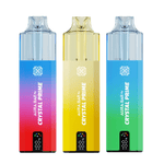 Crystal Prime Aura Bar 10000 Puffs Prefilled Pod Vape Kit Box of 5 Blue Razz Gummy Bear