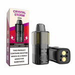 Crystal Storm Bar 12k Prefilled Refill Pods Pack of 5 Strawberry Raspberry Cherry Ice
